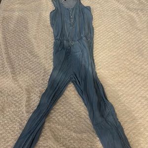 blue jean romper